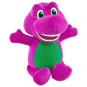 Fisher-Price Barney's World Plush 8" Barney Purple Dinosaur Stuffed Animal